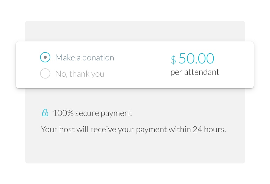 Accept payments illustration for the Create your Event website workflow