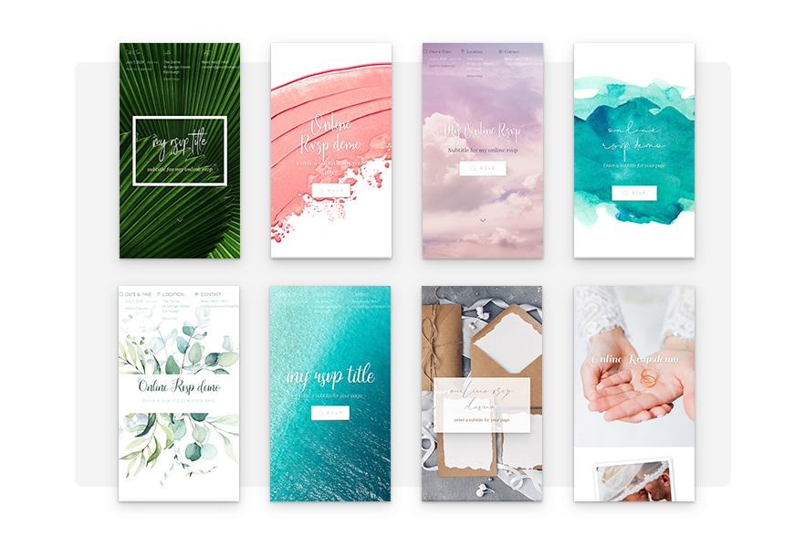 Pick a design illustration for the Create your Event website workflow