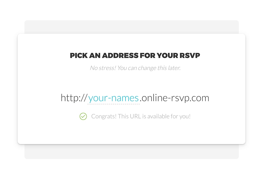 Choose your event address illustration for the Create your Event website workflow